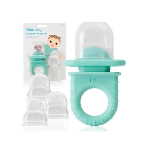 Frida Baby Push Pop Feeder, Baby Fruit Feeder to Safely