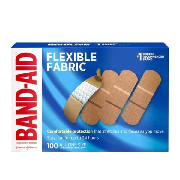 Band-Aid Brand Sterile Flexible Fabric Adhesive Bandages